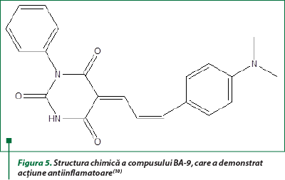 Figura 5. Structura chimică a compusului BA-9, care a demonstrat acţiune antiinflamatoare(10)