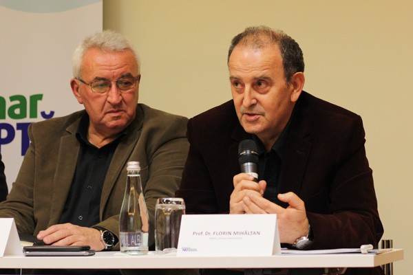Cezar Irimia, președintele FABC, și prof. dr. Florin Mihălțan