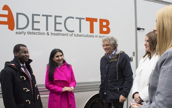 Ministrul Sănătăţii, Sorina Pintea, la evenimentul de lansare a proiectului E-DETECT TB