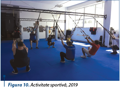 Figura 10. Activitate sportivă, 2019